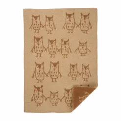 New Klippan Yllefabrik Hand in hand barnfilt 65x90 cm Taupe