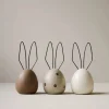 DBKD Hare påskdekoration H18 cm Beige dot