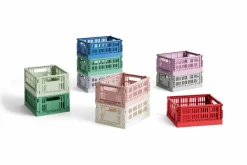 HAY Colour Crate Mini 13x17 cm 2-pack Dark mint