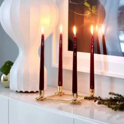 Hilke Collection Herrgårdsljus 30 cm 6-pack Vinröd glans