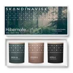 Sale Skandinavisk Hibernation doftljus gåvoset mini 3 delar