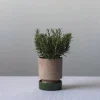 Outlet Bergs Potter Hoff kruka Ø14 cm Raw Rosa-Emerald Green