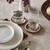 Best Scandi Living Hollow glasunderlägg Ø9 cm 4-pack Akacia