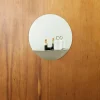 Normann Copenhagen Horizon spegel rund Rostfritt stål
