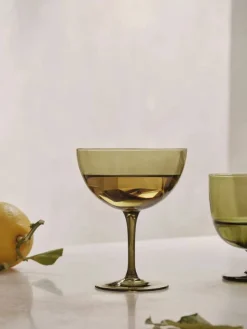 Clearance Ferm Living Host cocktailglas 24 cl 2-pack Moss green