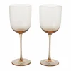 Ferm Living Host rödvinsglas 36 cl 2-pack Blush