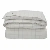 Lexington Hotel Light Flannel påslakan 150x210 cm Vit-ljusbeige