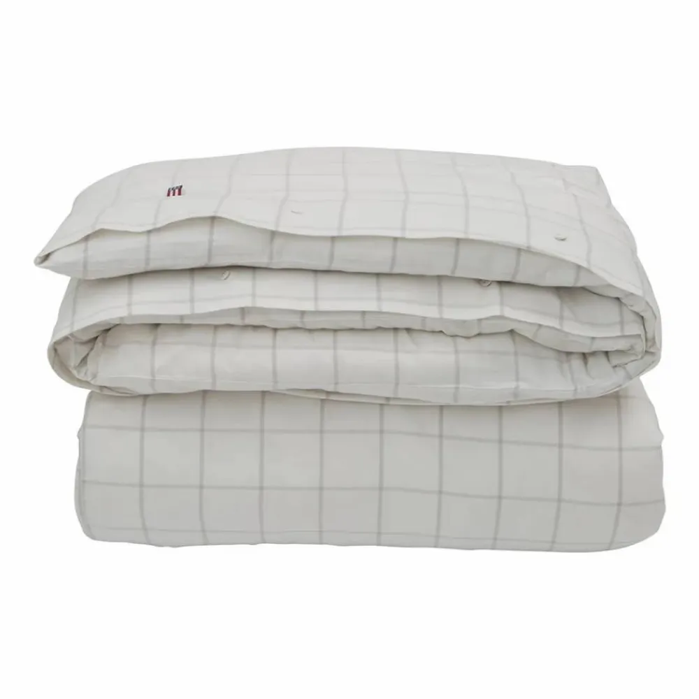 Lexington Hotel Light Flannel påslakan 150x210 cm Vit-ljusbeige