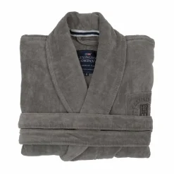 Lexington Hotel Velour morgonrock L Gray