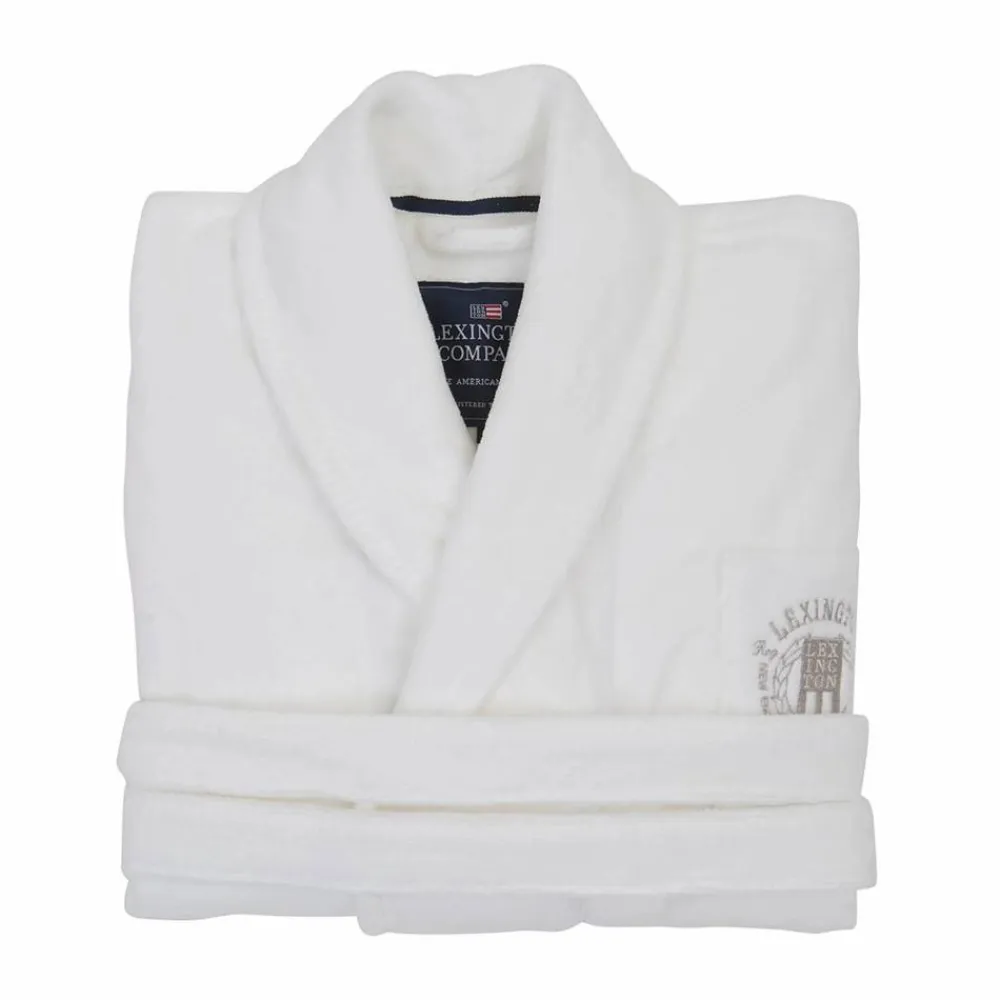 Discount Lexington Hotel Velour morgonrock M White