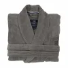 Lexington Hotel Velour morgonrock S Gray