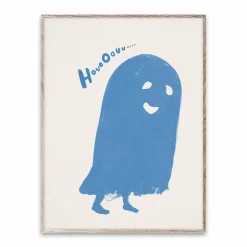 Barn Paper Collective HouoOouu blue poster 30x40 cm