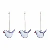 Iittala glasfågel Klarblå mini 3-pack