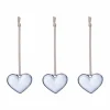Best Iittala glashjärta Klarblå 5 cm 3-pack