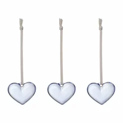 Best Iittala glashjärta Klarblå 5 cm 3-pack