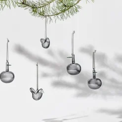 Iittala glasäpple Ø6 cm 3-pack Grå