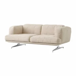 Sale &Tradition Inland AV22 soffa 2-sits Clay 0011-polished aluminium