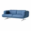&Tradition Inland AV22 soffa 2-sits Vidar 733-polished aluminium