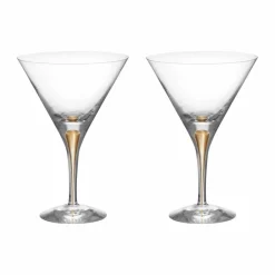 Orrefors Intermezzo martiniglas 25 cl 2-pack Guld