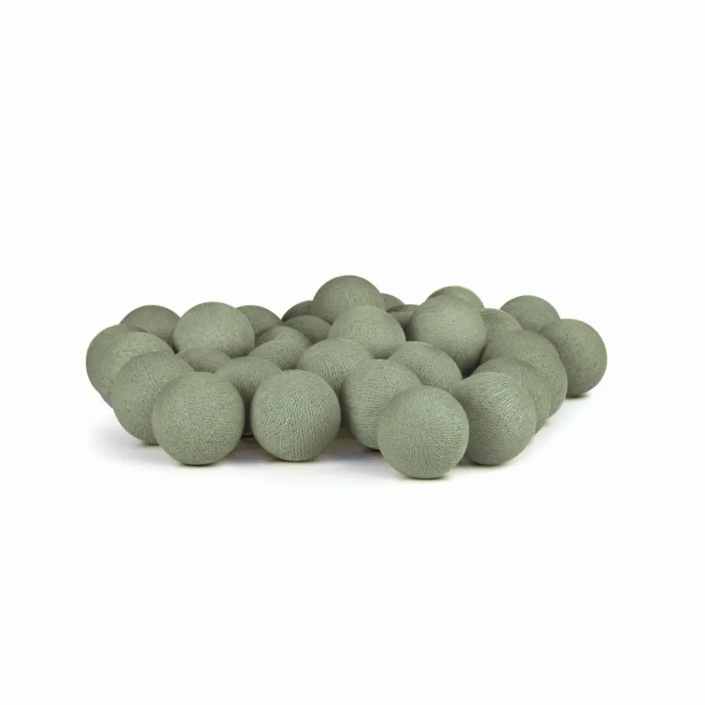 Hot Irislights ljusslinga Salvia green 20 bollar