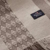 Lexington Jacquard Striped bordslöpare 50x350 cm Beige