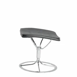 Bruno Mathsson International Jetson 66 fotpall Svart-svart väv-svart skoning