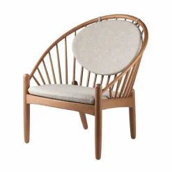 New FDB Møbler J166 Jørna stol Smoked oak-light grey
