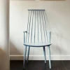 Online HAY J110 karmstol Slate blue lackerad bok