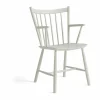HAY J42 karmstol Warm grey lackerad bok