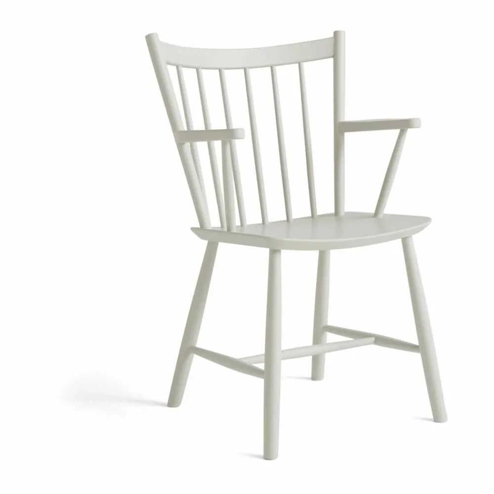 HAY J42 karmstol Warm grey lackerad bok