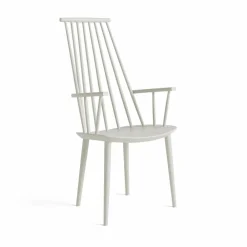 HAY J110 karmstol Warm grey lackerad bok