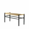 Outlet FDB Møbler J163 Piano bänk Oak black painted-nature