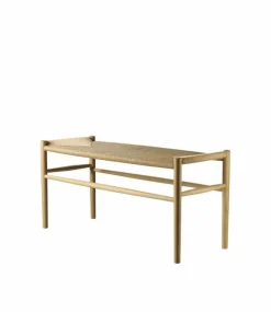 Outlet FDB Møbler J163 Piano bänk Oak nature lacquered