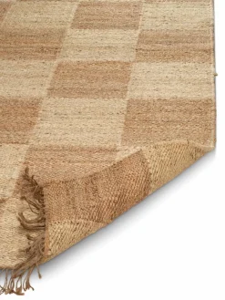 Classic Collection Jute Squares matta Natural 170x230 cm