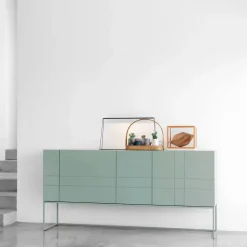Outlet Asplund Kilt Light 180 sideboard deep blue 4 dörrar