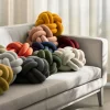 New Design House Stockholm Knot kudde marinblå