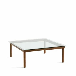 Online HAY Kofi soffbord Walnut-clear glass 100 cm