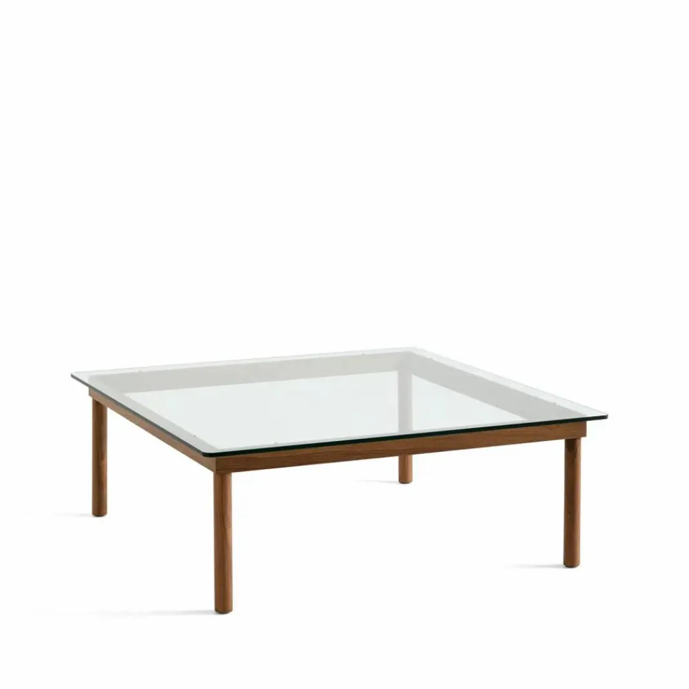 Online HAY Kofi soffbord Walnut-clear glass 100 cm