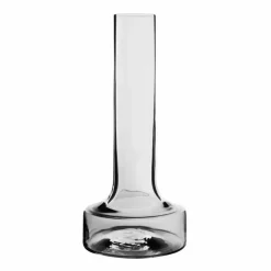 Skrufs Glasbruk Kolonn vas blank 18 9 cm