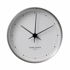 Clearance Georg Jensen Koppel väggklocka vit-rostfritt stål Ø 10 cm