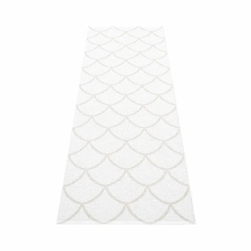 Hot Pappelina Kotte gångmatta fossil grey/white 70x225 cm