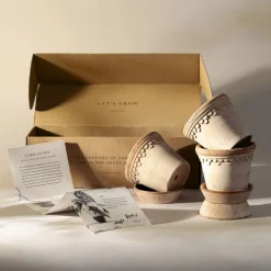 Best Bergs Potter Köpenhamn kruka Ø10 cm 3-pack Rosa