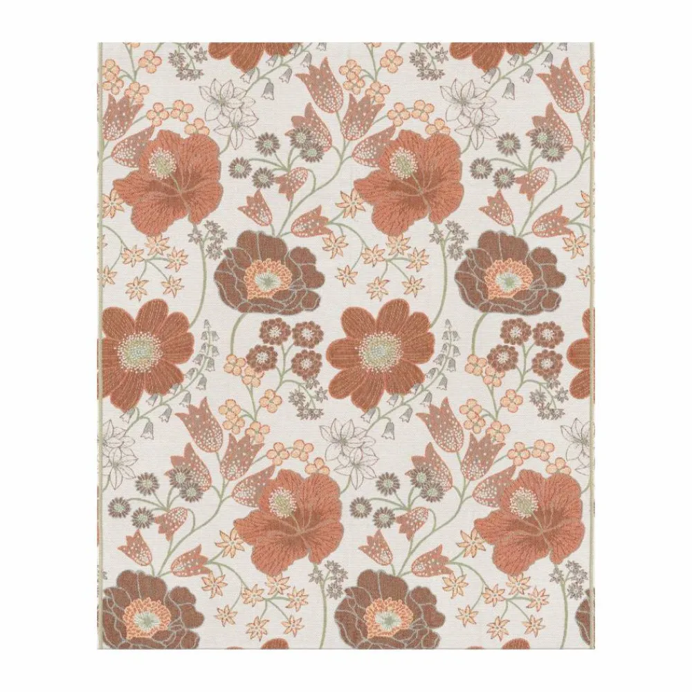 Clearance Ekelund Linneväveri Kvällsblom pläd 140x170 cm Multi