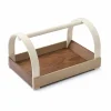 Gejst Kydo bricka med handtag 40 5x27x23 5 cm Mörk ek-beige white