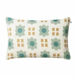 Hot Chhatwal & Jonsson Lalit kuddfodral 40x60 cm Heaven blue-khaki-aqua
