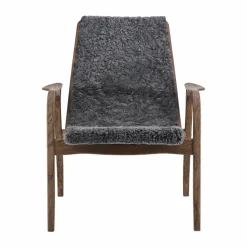Hot Swedese Laminett fåtölj ek/fårskinn Special Edition Rubio Monocoat Chocolate-Charcoal