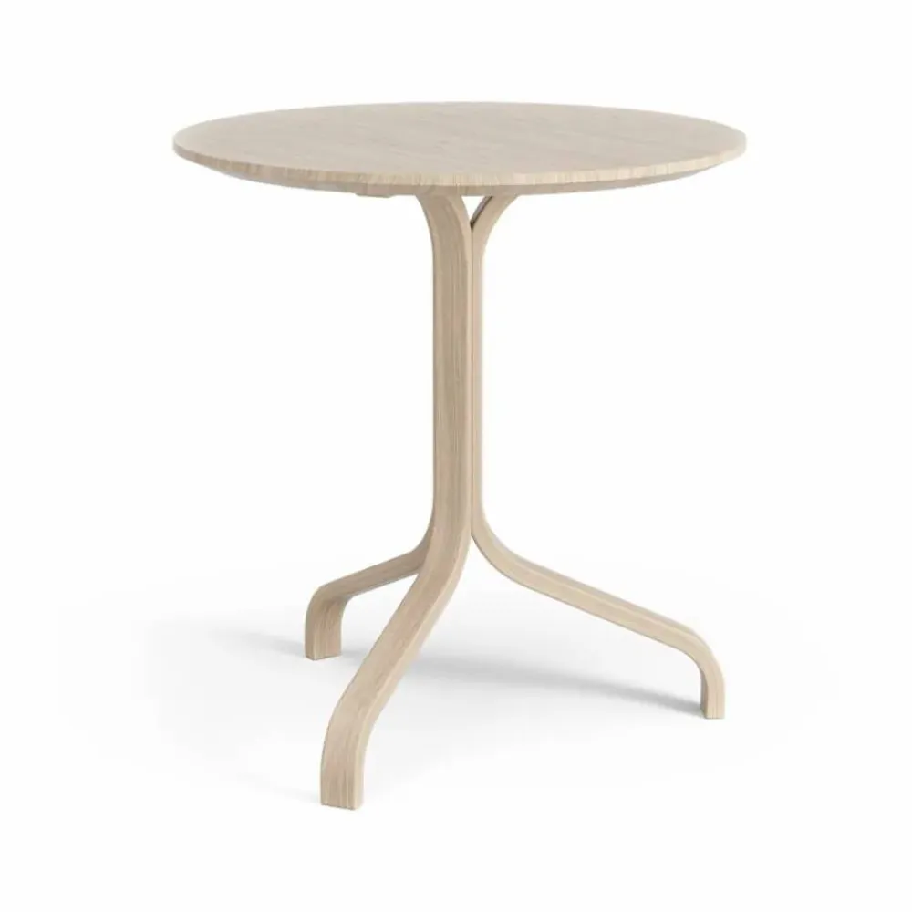 Swedese Lamino bord 49 cm vitpigmenterad ek