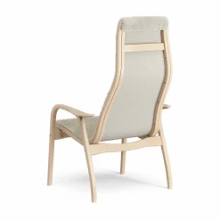 Clearance Swedese Lamino fåtölj lackad bok/fårskinn Moonlight (beige)