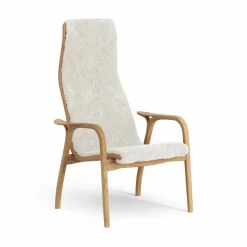 Hot Swedese Lamino fåtölj oljad ek/fårskinn Offwhite (vit)