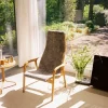 Barn Swedese Lamino fåtölj oljad ek/fårskinn Scandinavian Grey (grå)